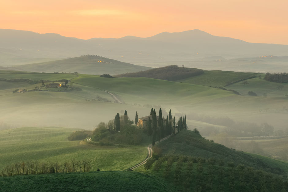 Sunset in Tuscany