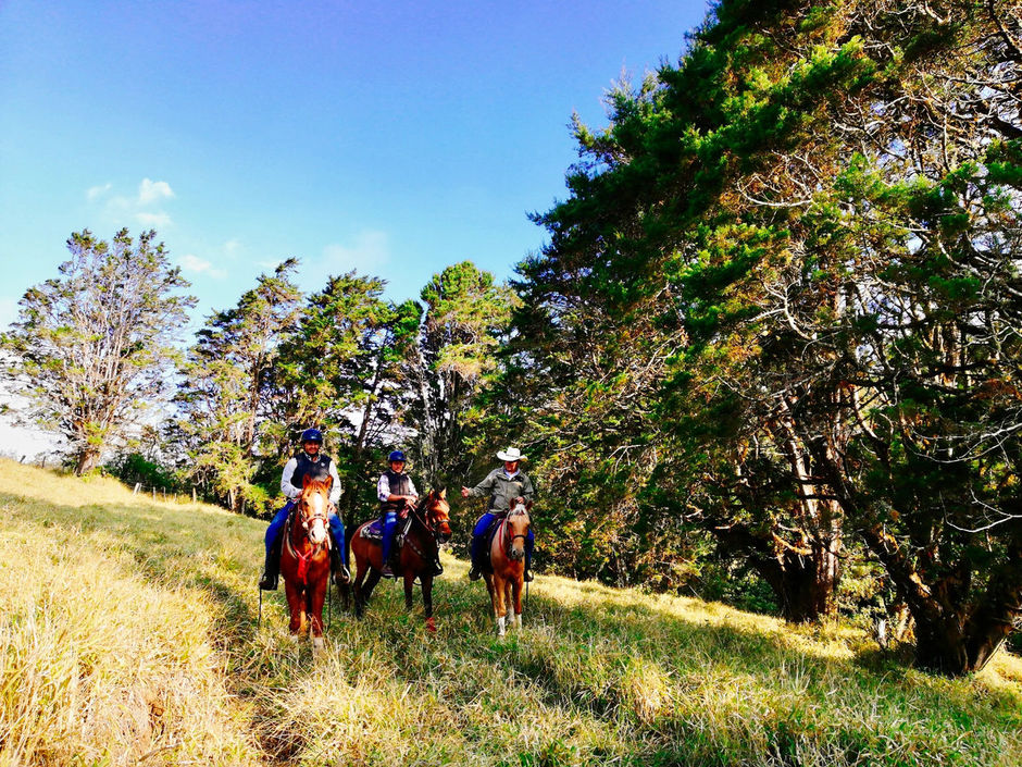 Horse riders in Costa Rica